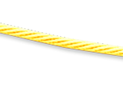 Collier Câble 1 mm, 45 cm, Or jaune 18k - Image Standard - 2