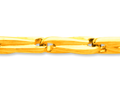 Bracelet Homme maille Epi 3,60 mm, 22 cm, Or jaune 18k - Image Standard - 2