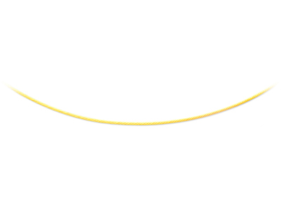 Collier Câble 1,4 mm, 50 cm, Or jaune 18k - Image Standard - 1