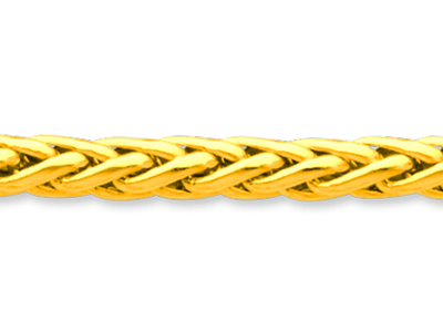 Bracelet maille Palmier creuse 5 mm, 19 cm, Or jaune 18k - Image Standard - 2