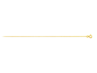 Chaîne maille Vénitienne 0,80 mm, 40 cm, Or jaune 18k - Image Standard - 1