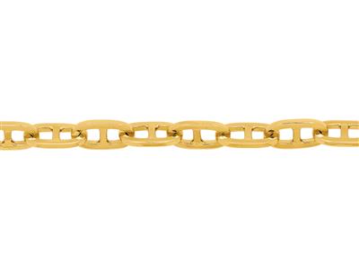 Bracelet Marine massive 5,30 mm, 21 cm, Or jaune 18k