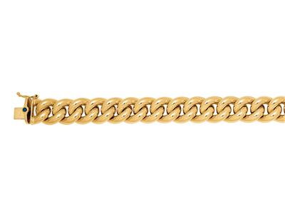 Bracelet maille Gourmette 11,5 mm, 19 cm, Or jaune 18k - Image Standard - 2
