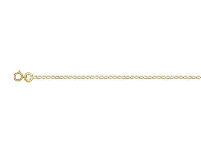 Collier maille Gourmette Cheval 0,80 mm, 42 cm, Or jaune 18k - Image Standard - 1