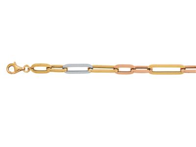 Bracelet Rectangle, 17-18 cm, 3 Ors 18k - Image Standard - 2