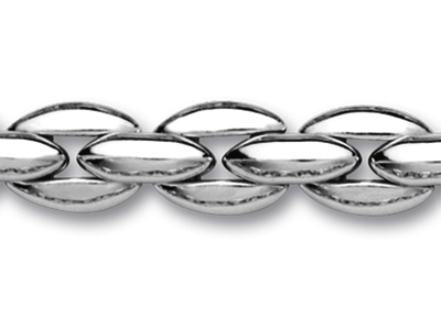 Bracelet Coques 8 mm, 20,5 cm, Argent 925 Rh - Image Standard - 2