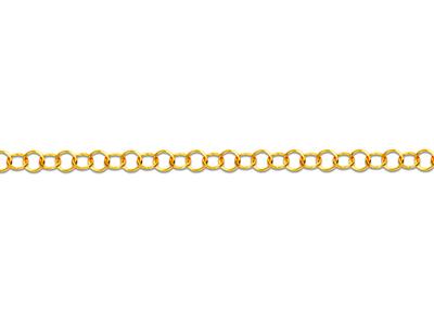 Chaîne maille Anneau massive 4,80 mm,  Or jaune 18k. Réf. 00887 - Image Standard - 3