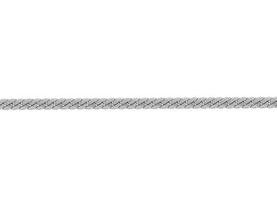 Chaîne maille Anglaise massive 3 mm, Or gris 18k Pd 10. Réf. 00642 bis - Image Standard - 2
