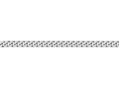 Chaîne maille Gourmette diamantée 4 faces 8 mm, Argent 925. Réf. 03881/8 - Image Standard - 3