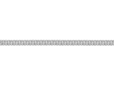 Chaîne maille Forçat double anneau 7,30 mm, Argent 925. Réf. 10159 - Image Standard - 3