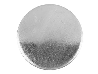 Ebauche Flan Rond 12 x 1 mm, Argent fin demi-dur - Image Standard - 2
