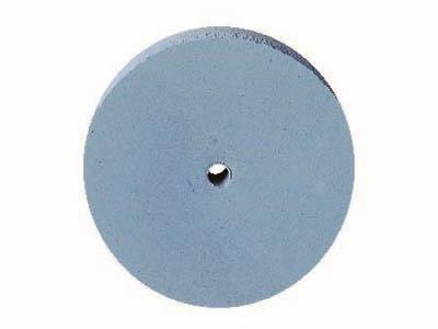 Meulette silicone ronde, bleue, grain fin, 22 x 3 mm, n 1200, EVE