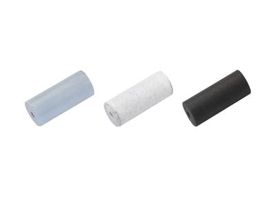 Meulette silicone cylindre, noire, grain moyen, 7 x 20 mm, 1117 EVE - Image Standard - 2