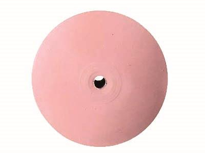 Meulette silicone lentille, rose, grain extra fin, 22 x 4 mm, n 1301, EVE