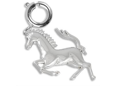 Pampille Cheval 6 mm, Argent 925
