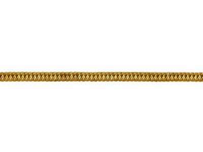 Chaîne maille Serpent 1,1 mm, 45 cm, Doré* - Image Standard - 2