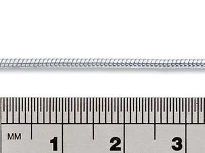 Chaîne maille Serpent ronde 1,90 mm, Argent 925 - Image Standard - 2