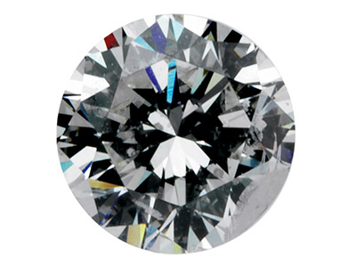 Diamant rond H-SI, environ 2,3 mm, 0,06 ct