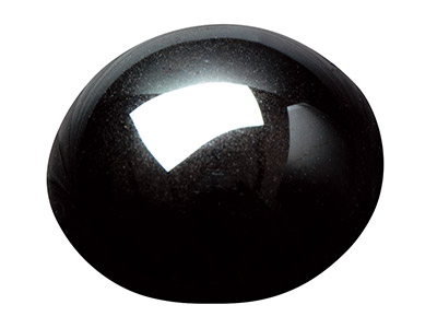 Hématite, cabochon rond 6 mm - Image Standard - 1