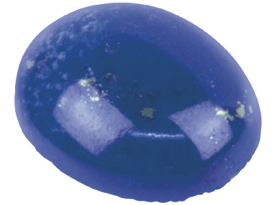 Lapis-Lazuli,-cabochon-ovale-10-x-8-mm