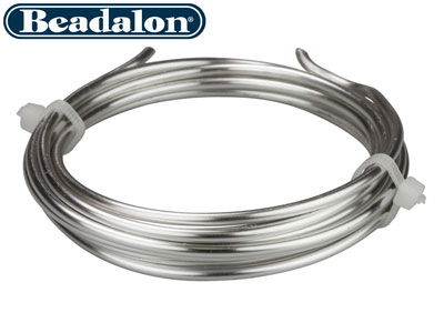Fil Cuivre argenté 2,50 mm Artistic Wire de Beadalon, bobine de 1,50 mètre - Image Standard - 2