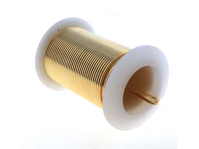Fil Cuivre demi-dur anti-ternissement doré, 1 mm, bobine de 9,10 mètres - Image Standard - 4
