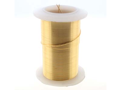 Fil Cuivre demi-dur anti-ternissement doré, 0,43 mm, bobine de 27,40 mètres - Image Standard - 3