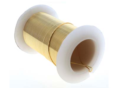 Fil Cuivre demi-dur anti-ternissement doré, 0,43 mm, bobine de 27,40 mètres - Image Standard - 4
