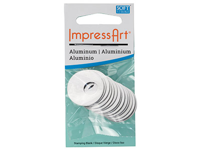 Ebauche Aluminium, Rondelle 25,40 mm, ImpressArt, sachet de 14 - Image Standard - 3