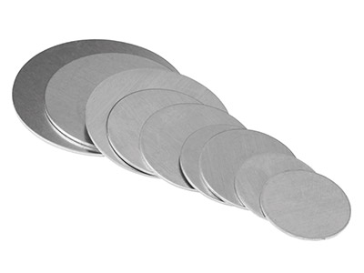 Ebauche Aluminimum, Flans ronds de 20 à 38 mm, ImpressArt, sachet de 9 - Image Standard - 1