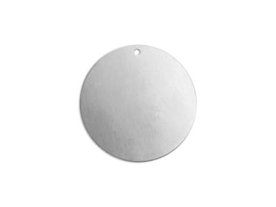 Ebauche Aluminium, Flan Rond percé 1 trou, 25 mm, ImpressArt, sachet de 11 - Image Standard - 1