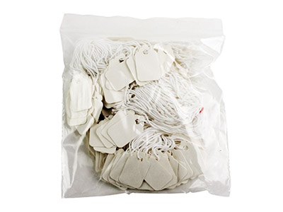 Etiquettes en coton, sachet de 200 - Image Standard - 1