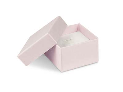 Ecrin pour bague, Carton rose pastel - Image Standard - 1