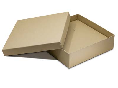 Boîte pour collier, Papier kraft recyclé