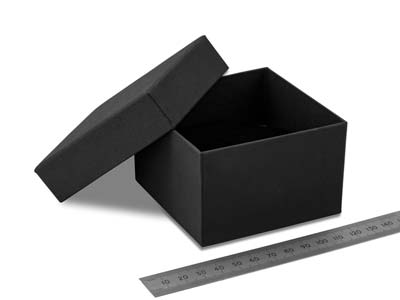 Boîte pour bracelet rigide ou montre, Carton noir mat - Image Standard - 3