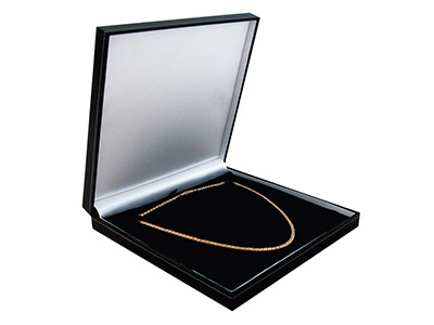Ecrin pour collier, Similicuir noir - Image Standard - 1