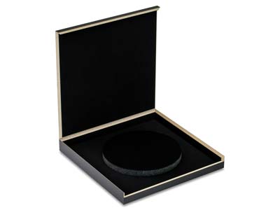 Ecrin pour collier, Fibre de bois noir lisse - Image Standard - 1