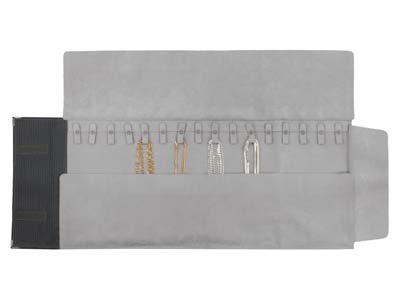Rangement pour chaînes, rouleau de 16 pressions, Polyester gris - Image Standard - 6