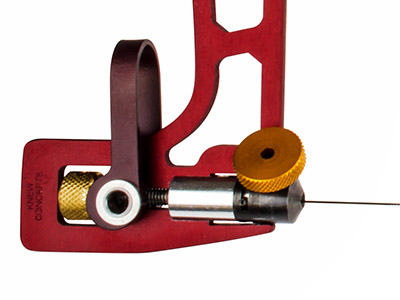 Bocfil avec levier à ressort et collier de serrage pour lames pivotantes, hauteur 12,70 cm, Knew Concepts Mk.III - Image Standard - 2