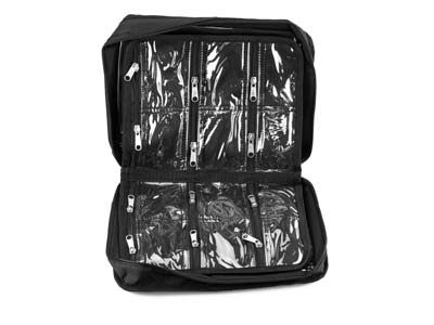 Sacoche fourre-tout noire, 23 compartiments, 30,50 x 25,50 cm, Beadsmith - Image Standard - 2