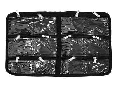 Sacoche fourre-tout noire, 23 compartiments, 30,50 x 25,50 cm, Beadsmith - Image Standard - 6