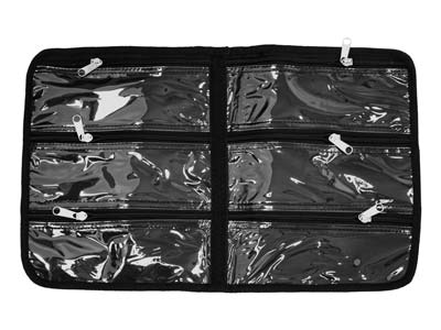 Sacoche fourre-tout noire, 23 compartiments, 30,50 x 25,50 cm, Beadsmith - Image Standard - 8