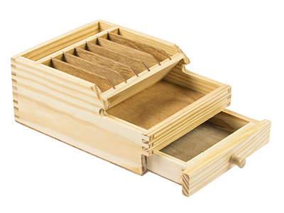 Rangement avec tiroir en bois, pour outils d'établi - Image Standard - 1