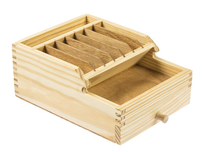 Rangement avec tiroir en bois, pour outils d'établi - Image Standard - 3