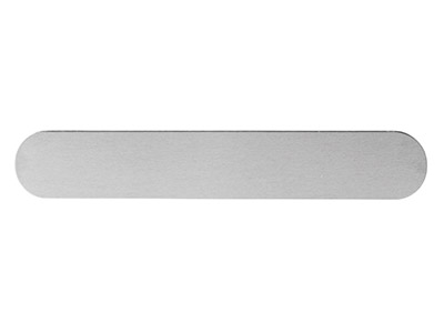 Ebauche Aluminium, pour Bracelet 25,40 x 150 mm, ImpressArt, sachet de 5