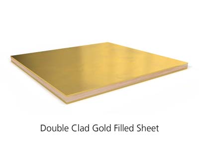 Plaque Gold filled 1/2 dur, 0,80 mm - Image Standard - 2