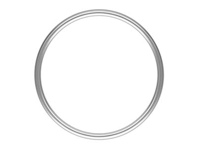 Bague anneau lisse 1 mm, Argent 925, doigt 54 - Image Standard - 1