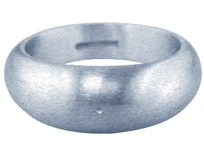 Bague jonc brut 8 mm, Argent 925, doigt 57 - Image Standard - 2