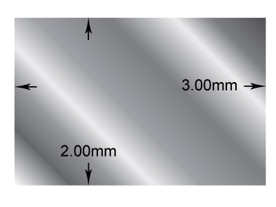 Fil rectangle Argent 925 recuit, 3,00 x 2,00 mm - Image Standard - 2