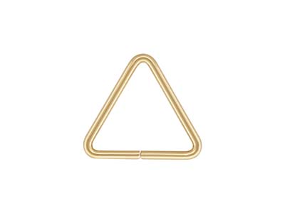Anneau de bout triangle 10 mm, Gold filled, sachet de 5